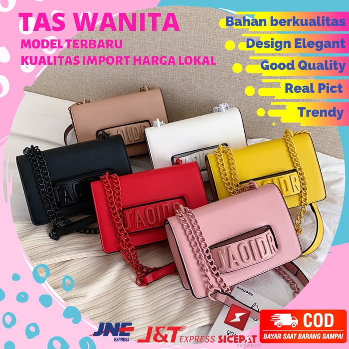 TAS SELEMPANG WANITA GI5341 GL5099 HANDBAG TAS WANITA IMPORT MURAH NB468