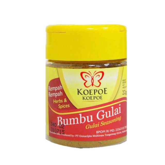 

Bumbu Gulai Bubuk koepoe Koepoe-koepoe 22gr