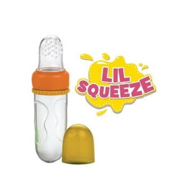 BABYSAFE Fpod Feeder Lil Squeeze Baby Food Feeder Orange