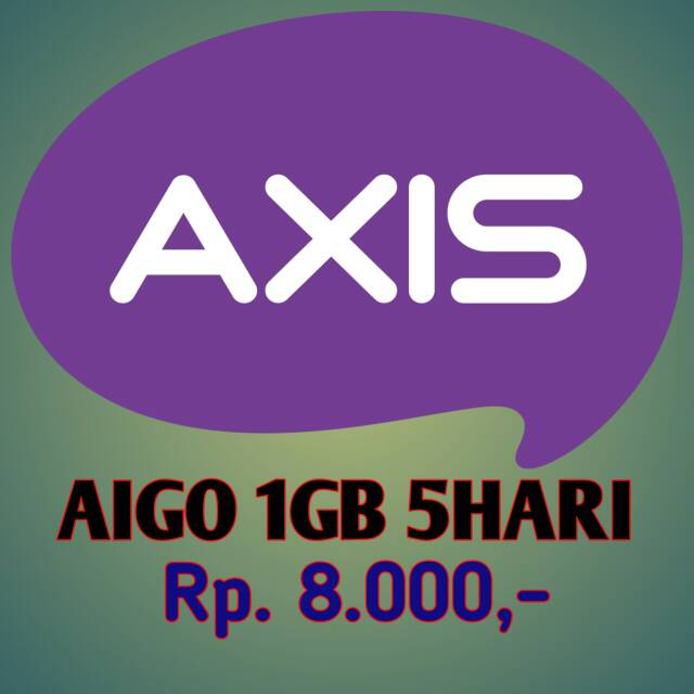 Voucher kuota axis aigo 1gb mini 5hari