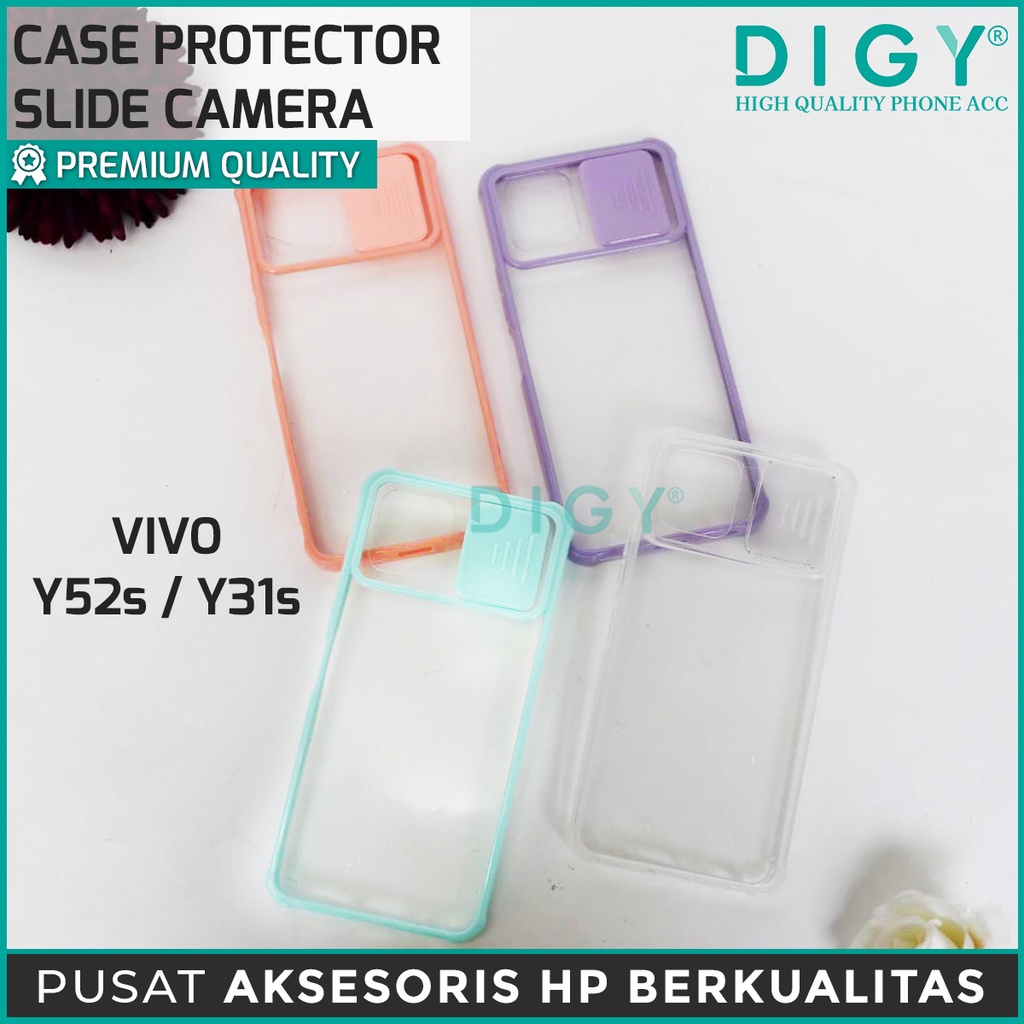 Case Slide Camera Acrylic REDMI Note 9T 9T Xiaomi Poco M3 VIVO Y51 2020 Y52S Y31s