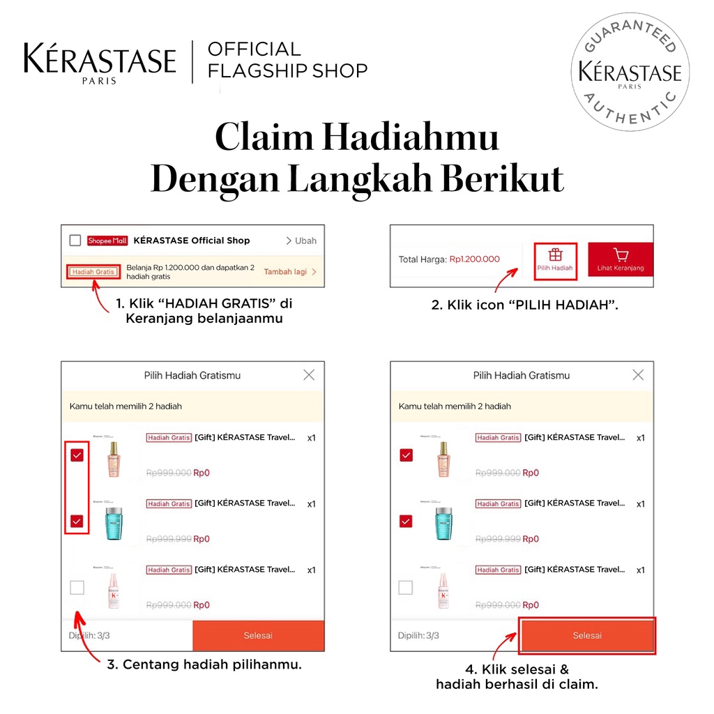 Kerastase Bain Genesis Hydra 250ml Shampoo Rambut Rontok & Patah (Normal)-8