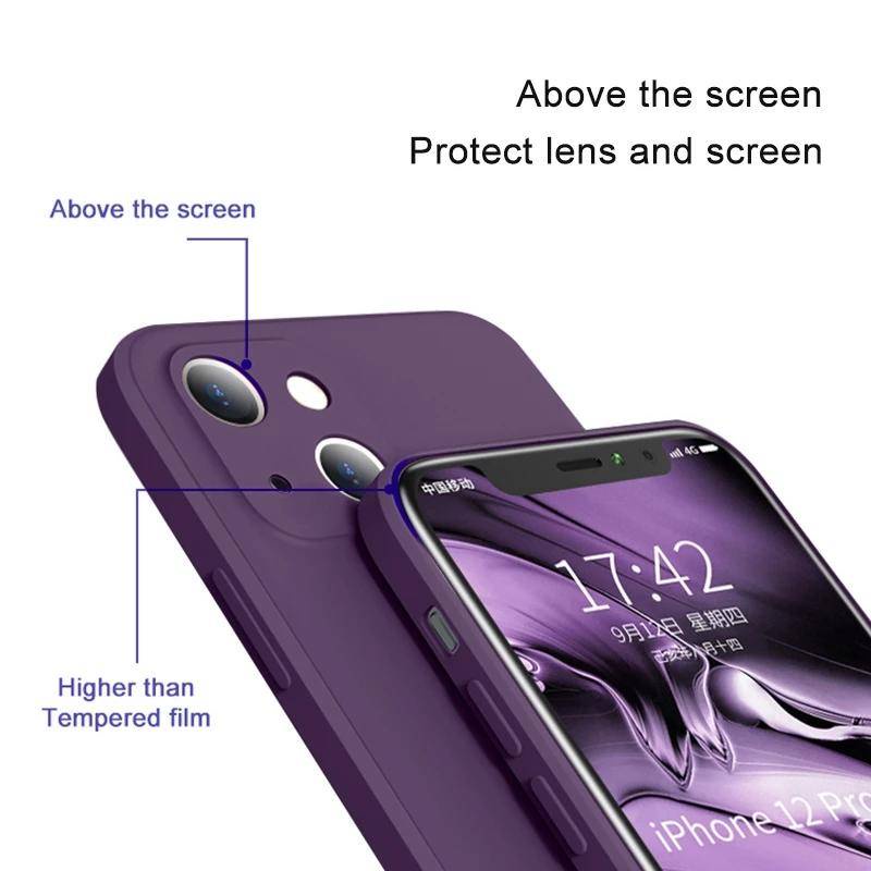 Case Pelindung Bahan Silikon Untuk Iphone 11 12 13 Pro Max X Xs Max Xr