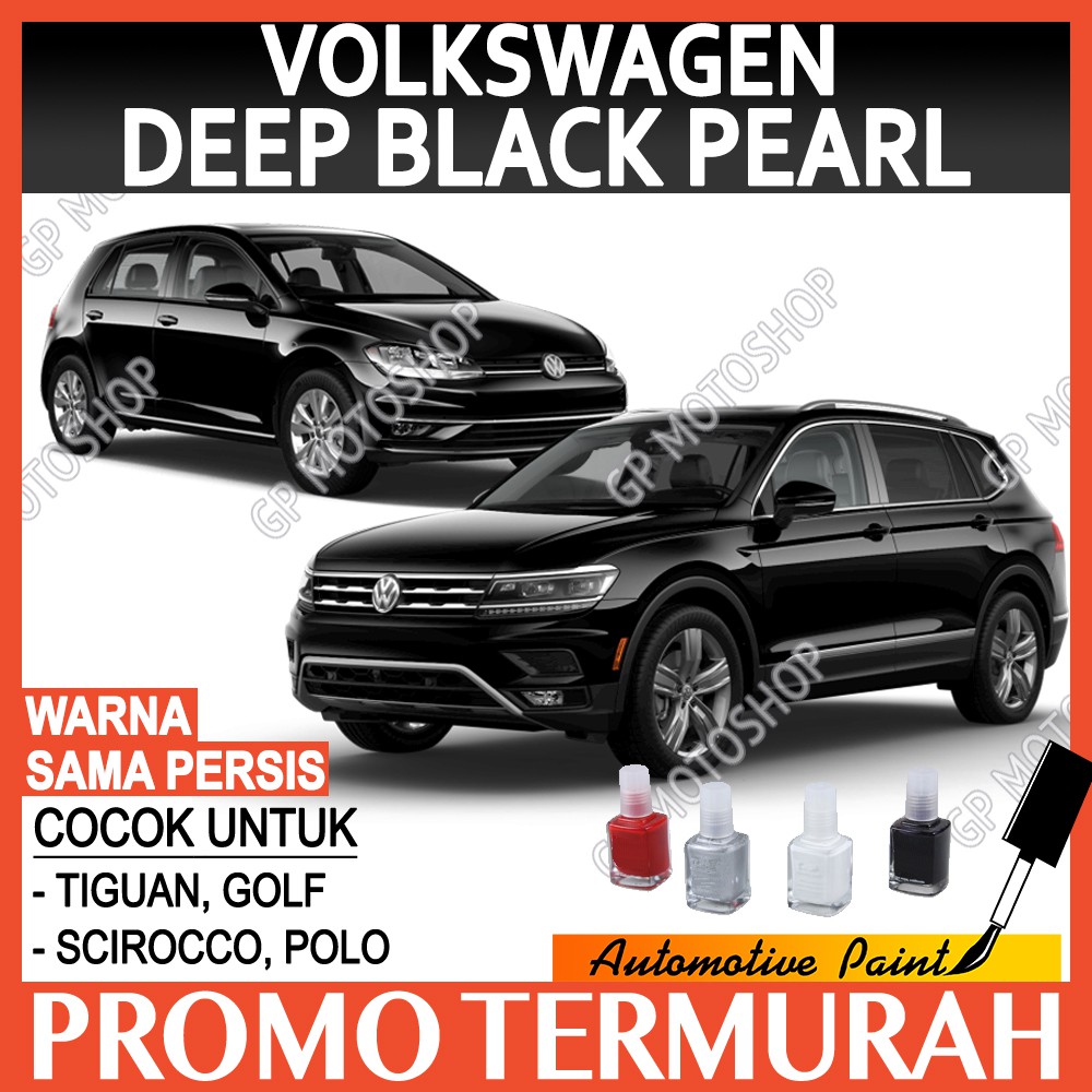 VOLKSWAGEN VW DEEP BLACK PEARL CAT OLES PENGHILANG BARET MOBIL LECET HITAM METALIK TIGUAN GOLF POLO