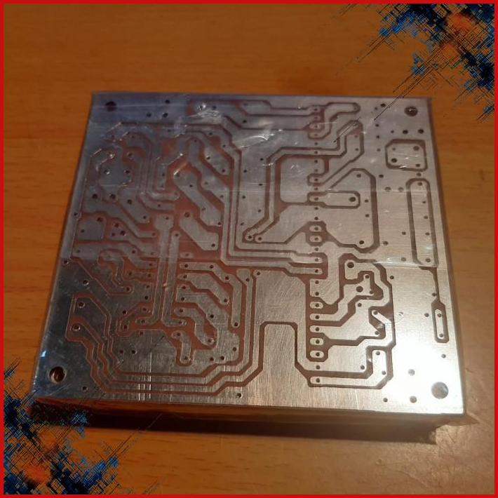 

PCB Tuner Block FM Mitsumi FAE347 FAE 347 & Amplifier Stereo TEA2025