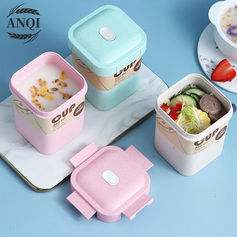 ANQI 1888 550ml Mangkok sup Cangkir sup Anti Tumpah Portable Panci Sup Pemanas VS-60