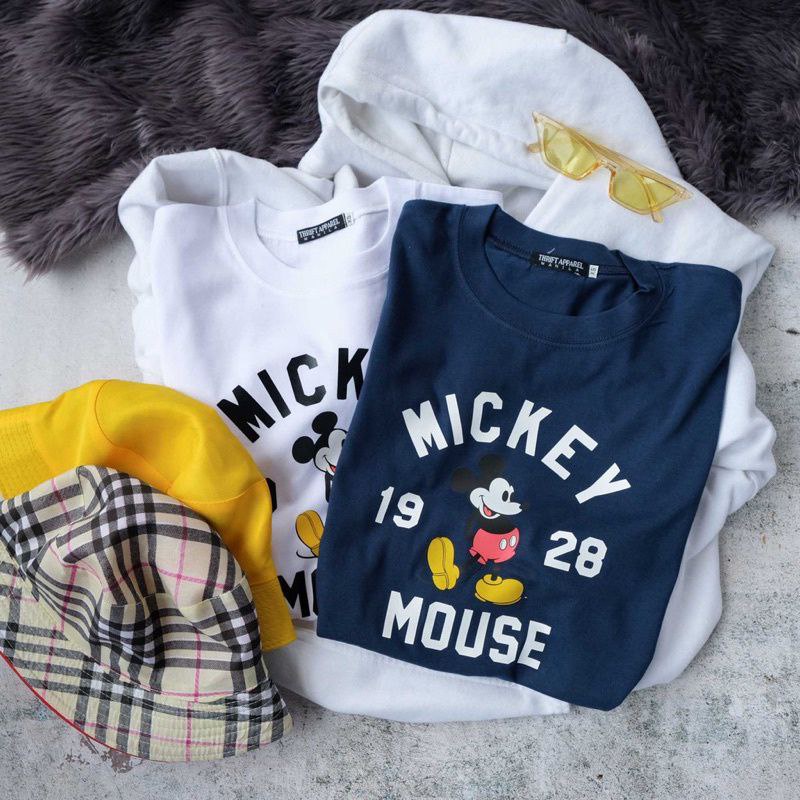 Clothing May - Kaos H&amp;M Mickey Mouse Karakter Kaos Anak Koas Dewasa Anak Karater Distro Kekinin T Shirt Tshirt T-Shirt Premium Murah