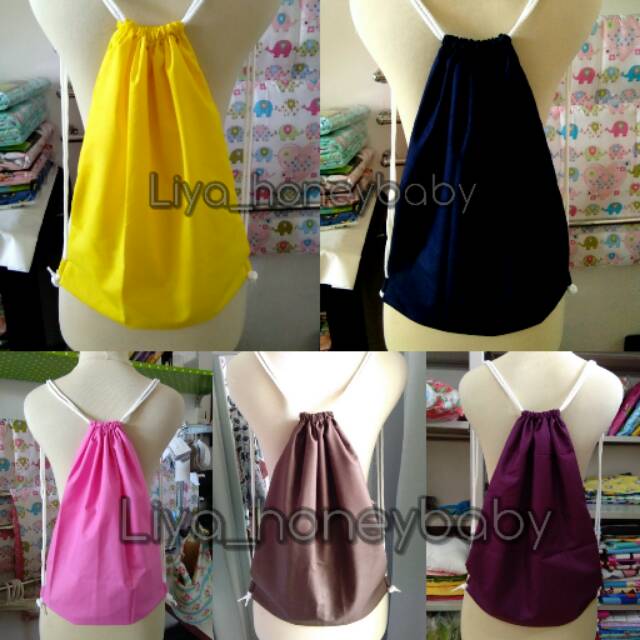 TAS RANSEL MODEL TOTE BAG BAHAN KAIN KATUN POLOS TANPA FURING HARGA MURAH KUALITAS TERBAIK