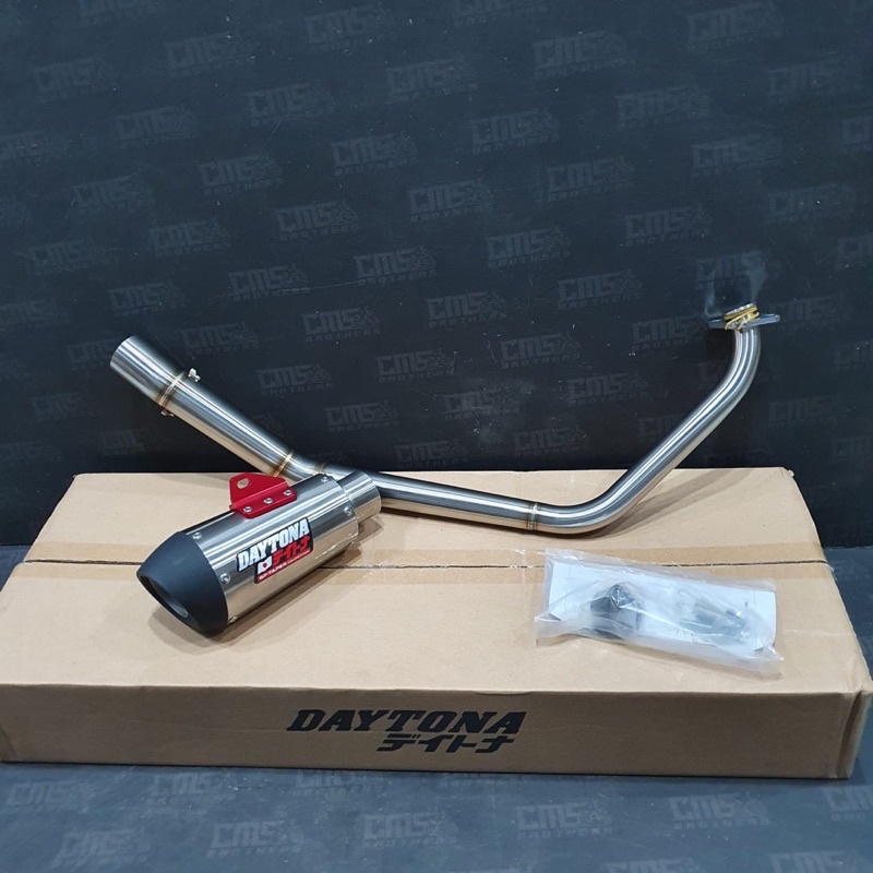 Knalpot Racing Daytona New GP Taper Yamaha All New R15 V3 Original