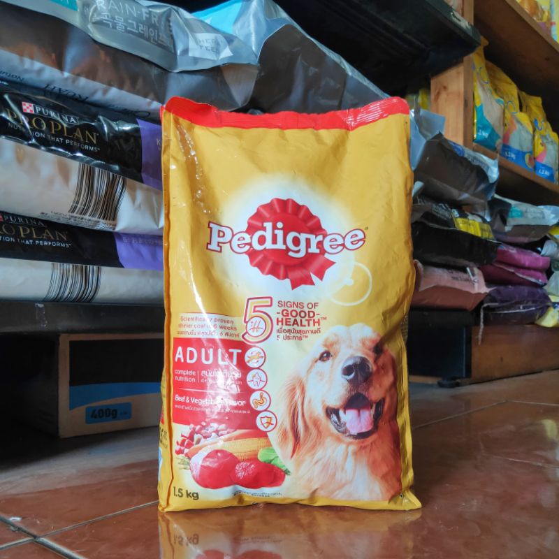 Pedigree Adult Beef 1,5kg - Makanan Anjing rasa Beef