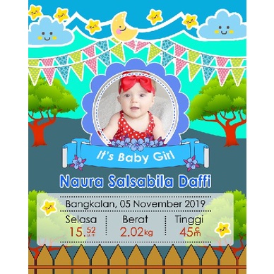 Paket Template Cover Biodata Bayi BIOBABY Lucu Model Terbaru PSD Usaha Percetakan Multimedia Termurah Terlaris NP8