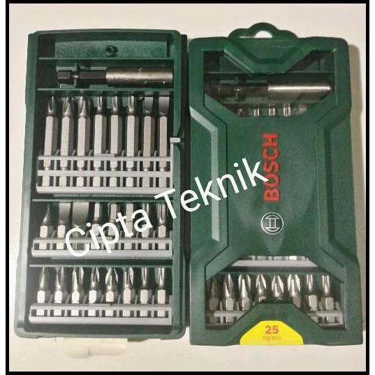 Terbaik Bosch X Line 25pcs Mata Obeng Set Shopee Indonesia