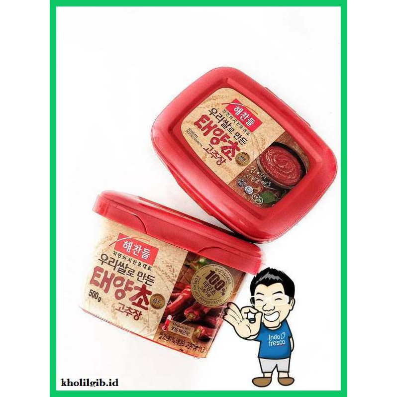 

Aneka-Sambal- Haechandle Gochujang / Sambal Pasta Korea/ Hot Pepper Paste- 500Gr -Pedeeeeeezzzzzzz.