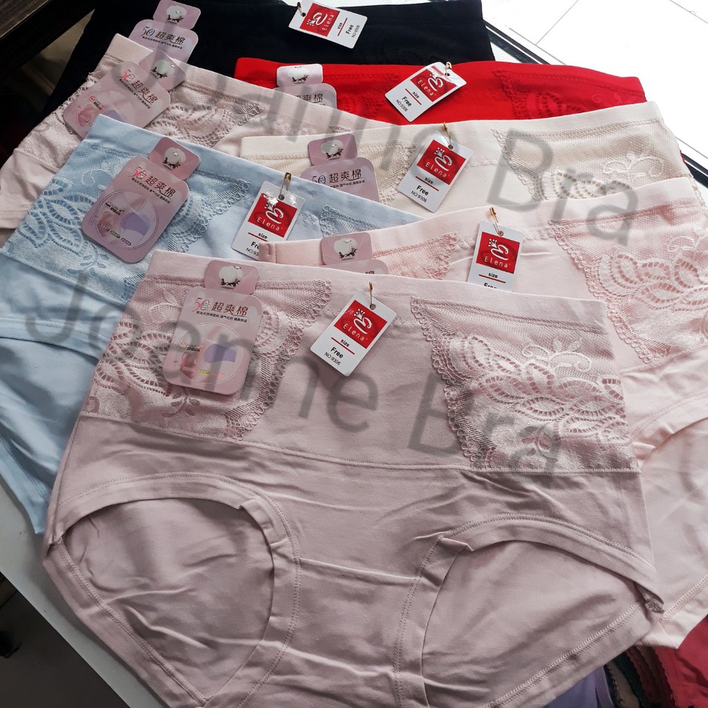 Elena Celana Dalam Wanita Pasak Tinggi Katun E 9306 - CD Wanita Berkualitas Lembut Highwaist