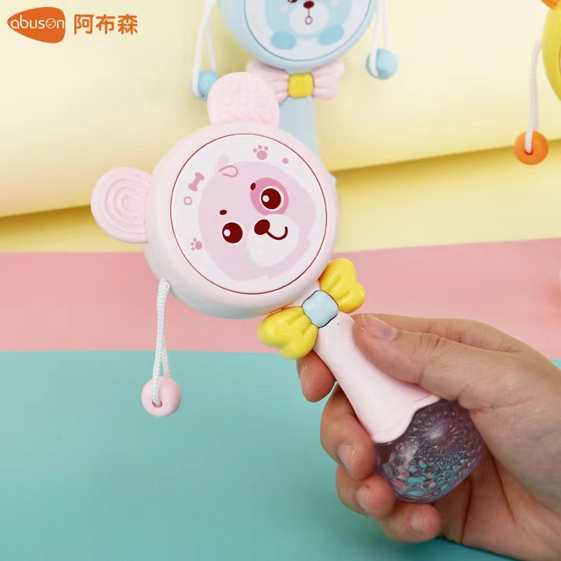 MAINAN ANAK GENGGAM MUSIK RATTLE STICK TEETHER - MAINAN ANAK MUSIK DAN LAMPU - BD