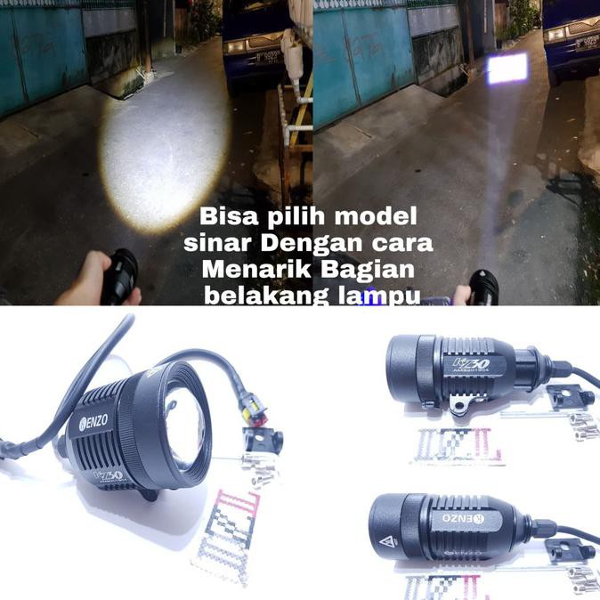 lampu tembak sorot led cree KENZO KZ30 bisa mengubah model cayaha bula