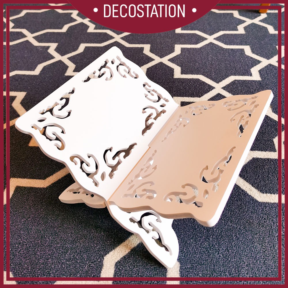 Tempat Baca Al-Quran Rekal Alquran Rak Alquran Plastik Motif  Batik