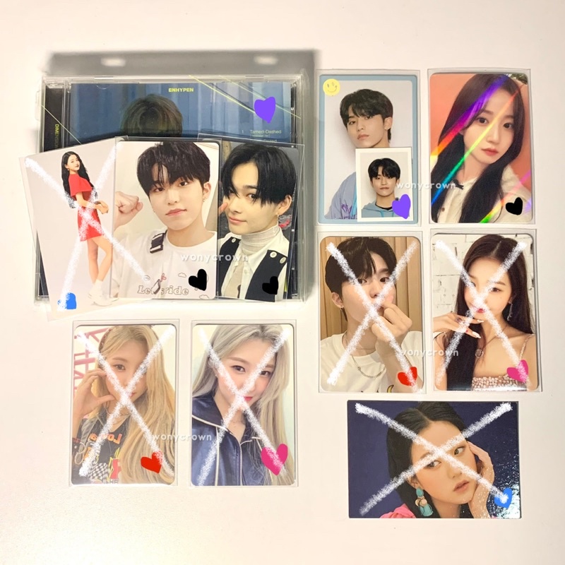 [ BACA DESKRIPSI ] PC PHOTOCARD JEONGWOO POP UP SELCA GWS MEMKIT TEUDAY TYPE 2 WONYOUNG LOVE DIVE LO