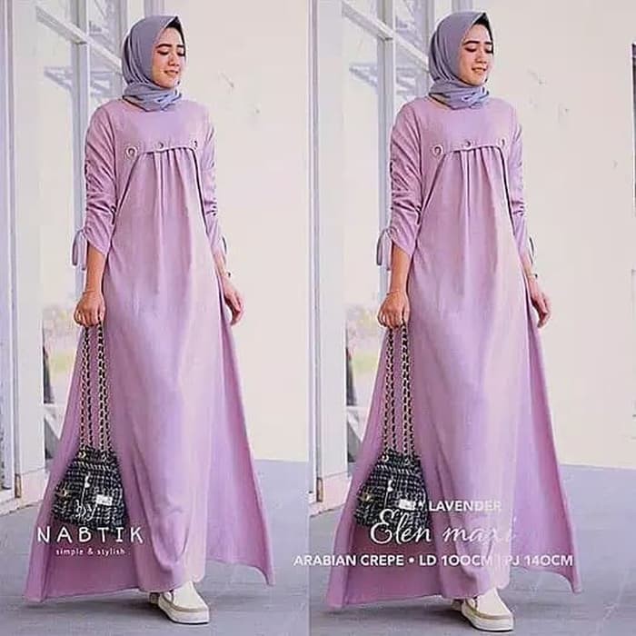 baju gamis wanita terbaru model kekinian