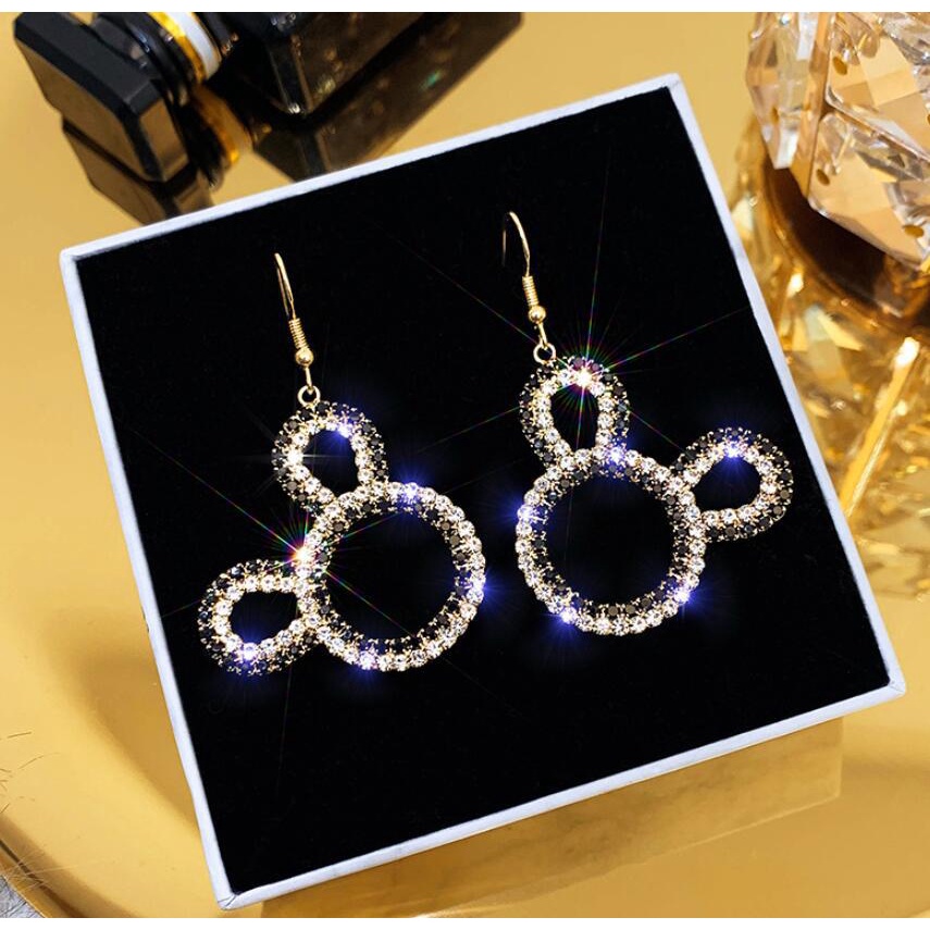 925 jarum perak kehidupan Tikus Tahun anting-anting fashion elegan Internet selebriti indah gaya Bar