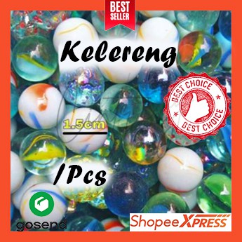 Kelereng/ Gundu Campur/ Gundu Susu/ Gundu Metalik/ Gundu Belimbing 1pcs