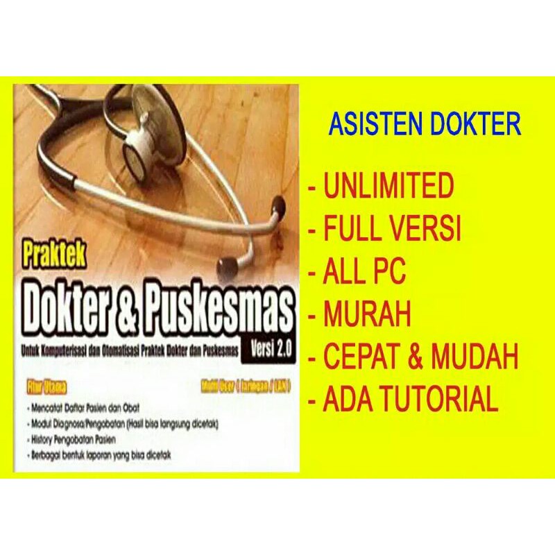 software aplikasi program asisten dokter dan puskesmas