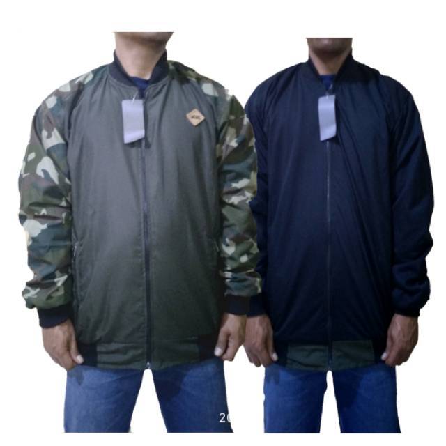 jaket bomber loreng