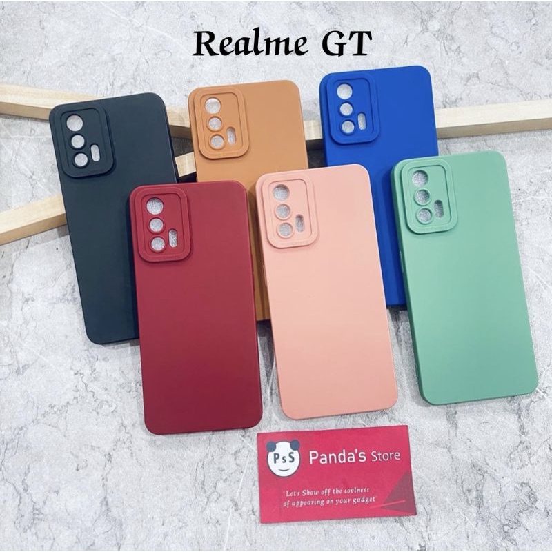 Softcase Pro Camera Realme GT 5G Candy Case Full Color 3D Silikon TPU