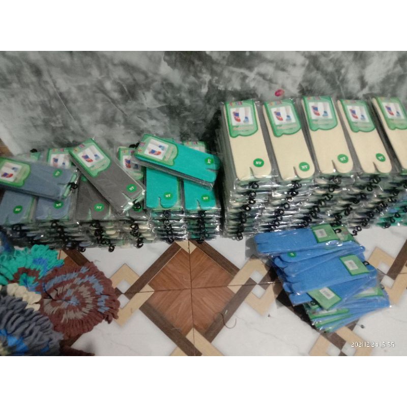 kaos kaki muslim jempol polos/motif  pendek semata mata kaki-3