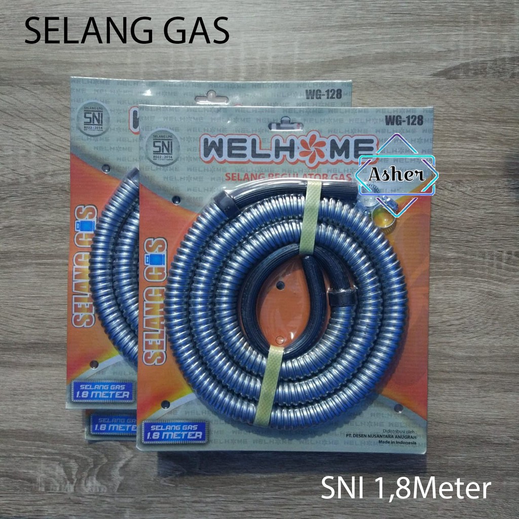 SELANG REGULATOR KOMPOR GAS PREMIUM SNI LPG 3KG 5KG 12KG PANJANG 1.8M FLEXIBEL AMAN ANTI BOCOR