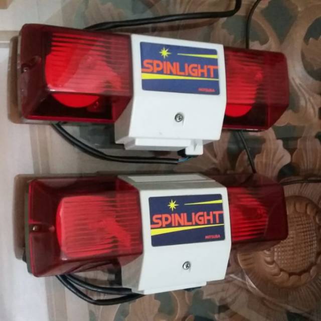 Spinlight Lampu Sirine Depan Sepeda Deki Robot Jepang Japan Jadul (NOS)
