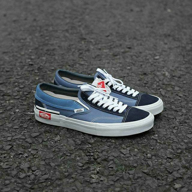 vans cut and paste navy