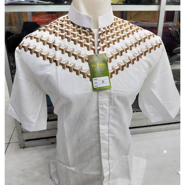  Baju  Putih  Ya akhi Elegan  bolak Shopee Indonesia