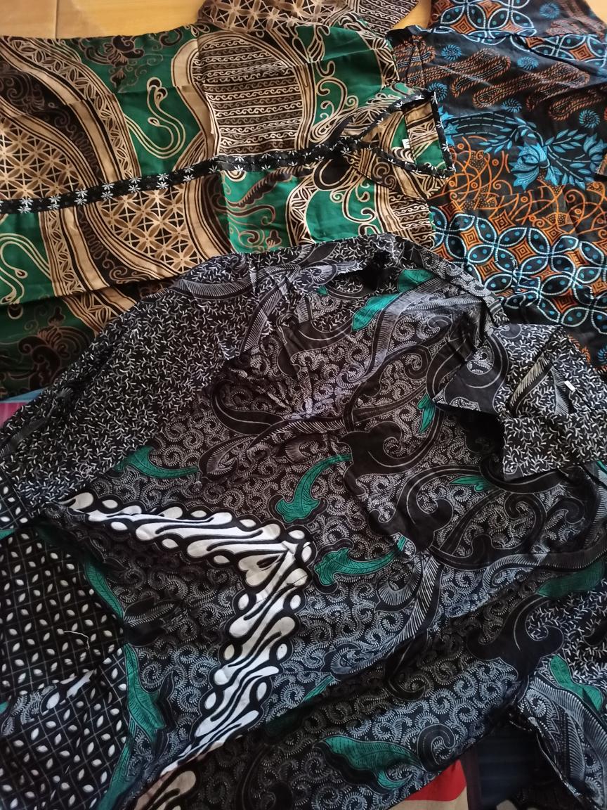 Bswart Batik Hrb026 Kenongo Hem Pendek Padi Pekalongan