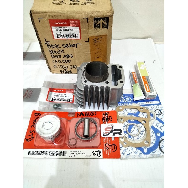 BLOK SEHER KOMPLIT ( KWB) HONDA AHM ORI  DI JAMIN REVO FIT ABSOLUTE BELED NEW OLD KELENGKAPAN PRODUK  BLOK SEHER KOMPLIT  SIL KLEP  TOP SET  LEM PAKING