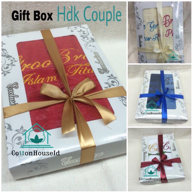Agen Promo Gift Box Couple 2pcs Handuk Dewasa qxo1KdtGQM8k