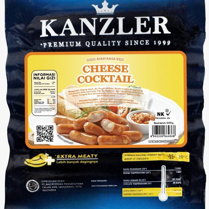 

windytriastuti13 Kanzler Sosis Cheese Cocktail 500gr TERLARIS TERPERCAYA ORIGINAL