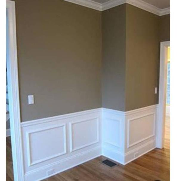 List kayu wall moulding wainscoting profil kayu wall molding wall panel 5F5