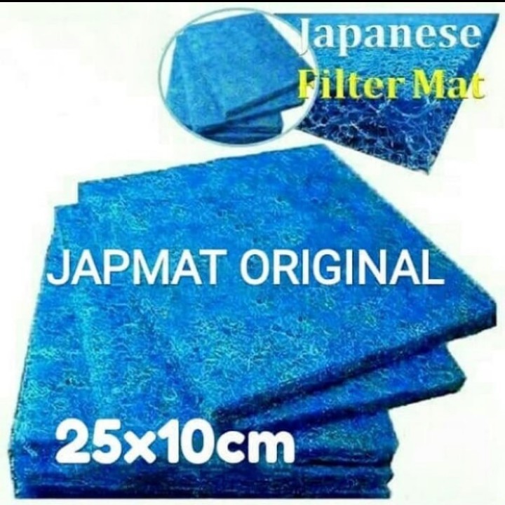 JAPMAT ORIGINAL MEDIA FILTER KOLAM AQUARIUM JAPMAT 25CM X 10CM X 3.8CM