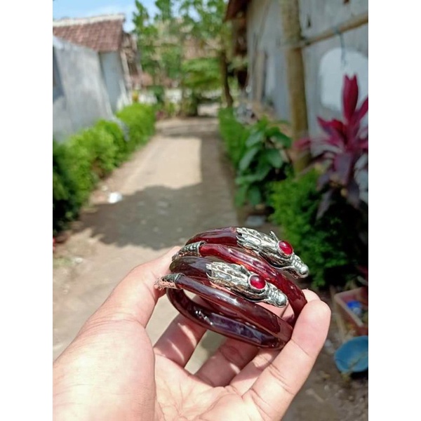 Akar Bahar merah gelang akar Bahar merah asli variasi alpaka naga