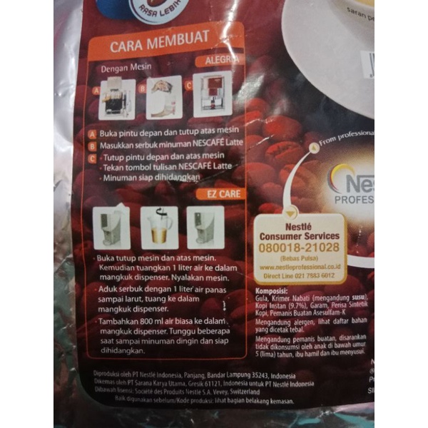 

p4yu Nescafe Latte gr by Nestle Professional