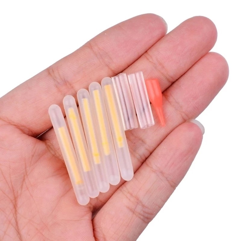 5pcs / Set Tongkat Pancing Fluorescent Luminous Kualitas Tinggi Untuk Memancing Malam Hari