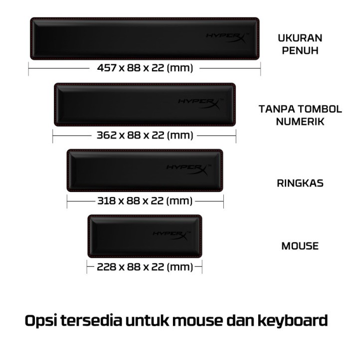 HyperX Wrist Rest Variations Mouse