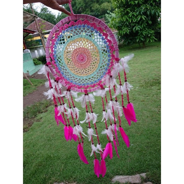 dreamcatcher rajut penangkap mimpi gantungan dinding hiasan dinding