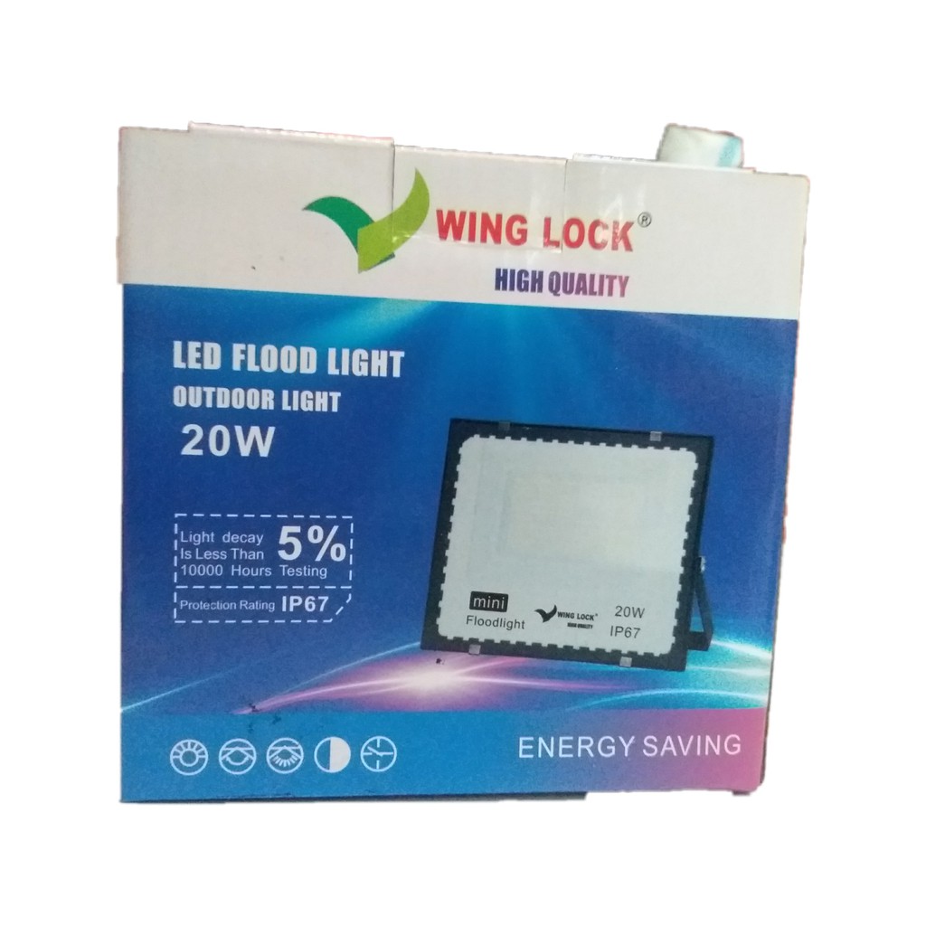 Lampu Sorot TEMBAK LED 20 WATT FLOODLIGHT