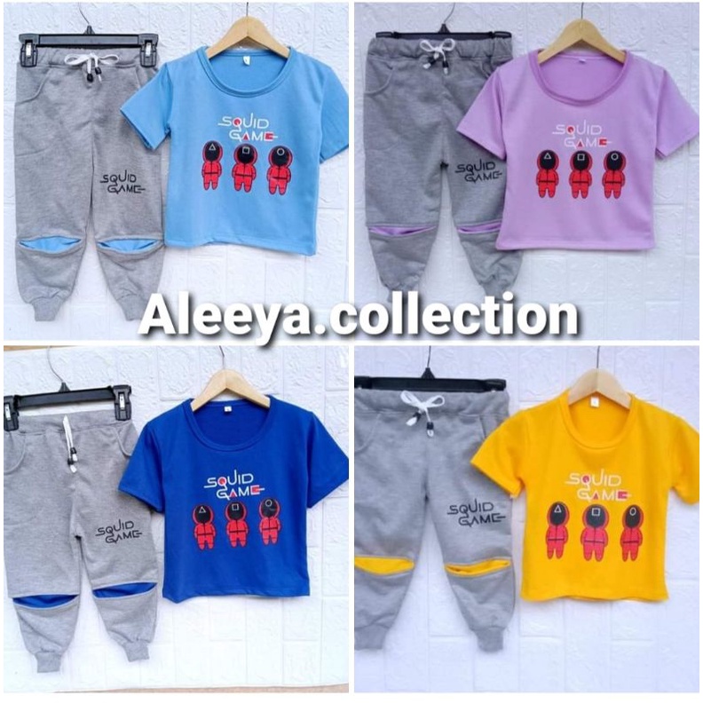 SETELAN SQUID GAME ANAK