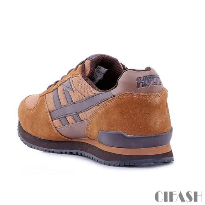 SEPATU CASUAL SEPATU DISTRO PRIA | SNEAKERS COWOK BANDUNG | CASUAL H 5144 BROWN - COKELAT, 39