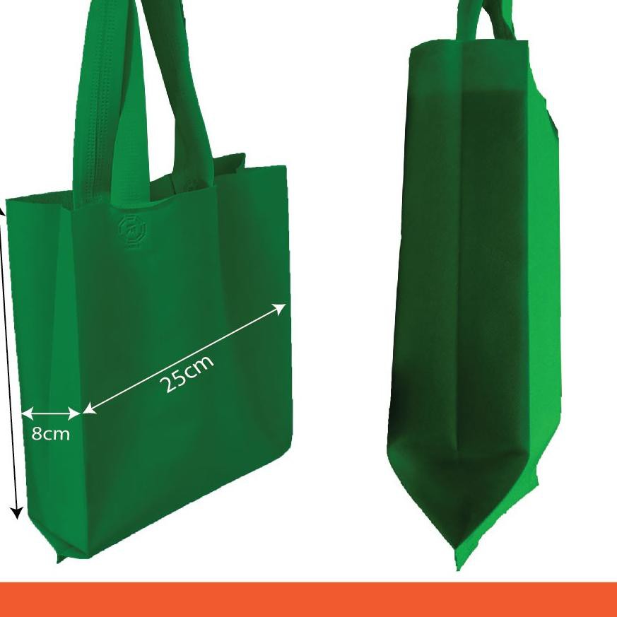 

Tas Spunbond / Goodiebag Lipat Samping Ukuran 25cm x 35cm x 8cm Polos (12 pcs) TERLARIS..!!