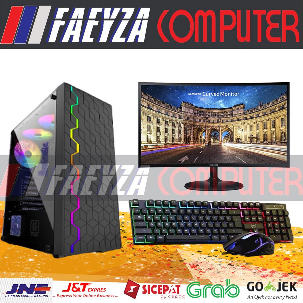 PC Gaming Fullset AMD RYZEN 5 3500 | DDR4 8GB | SSD HDD | VGA 2GB DDR5