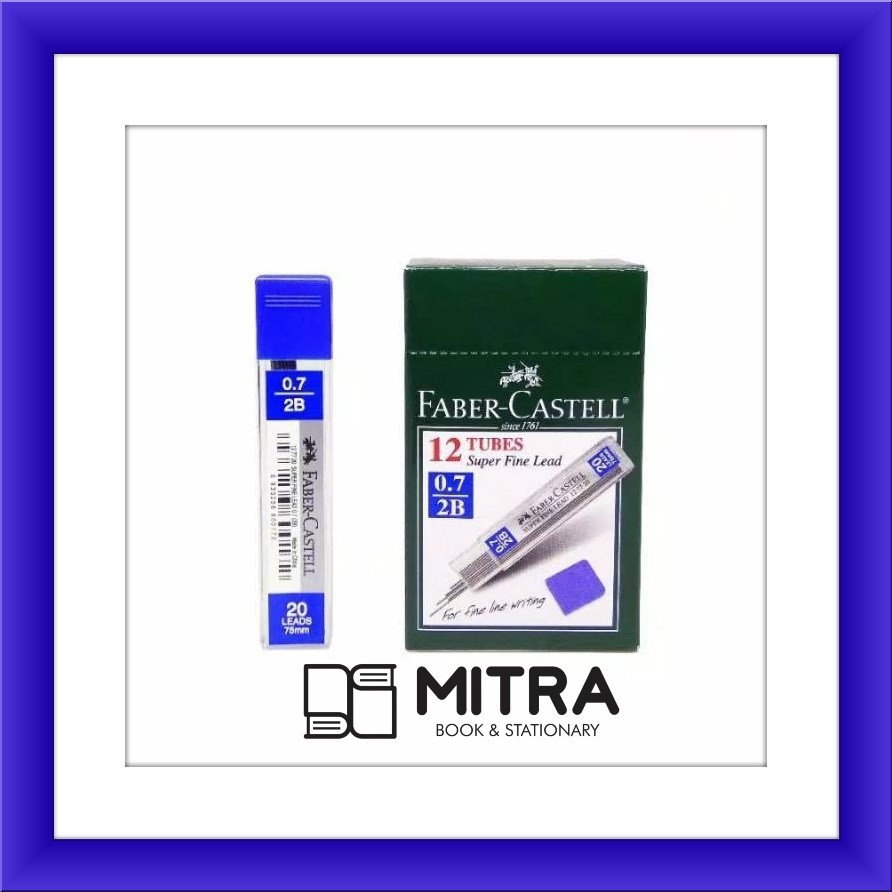 

Refiil Isi Pensil Mekanik Faber Castell 2B 0.7 75mm